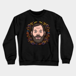 Bert Kreischer (Flowered) Crewneck Sweatshirt